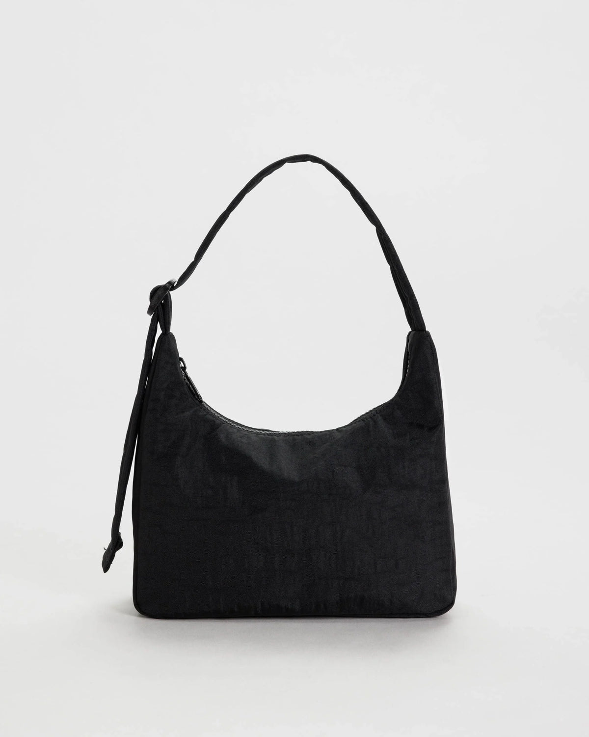 Mini Nylon Shoulder Bag  Black